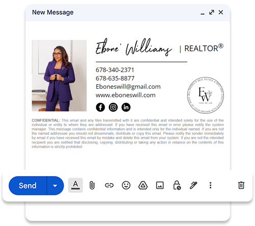 email signature, html email signature email signature clickable signature, outlook signature